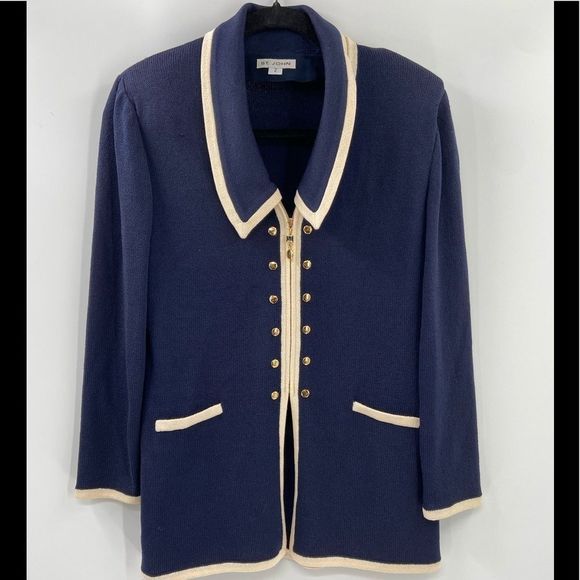 St. John Knit Jacket Sz 2 - Picture 1 of 6